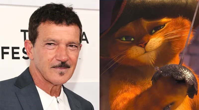 Antonio Banderas – Puss in Boots in Shrek Franchise