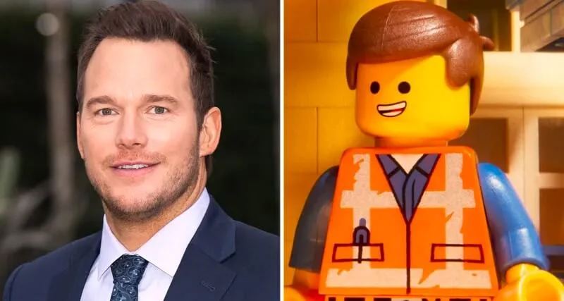 Chris Pratt – Emmet in The Lego Movie Series