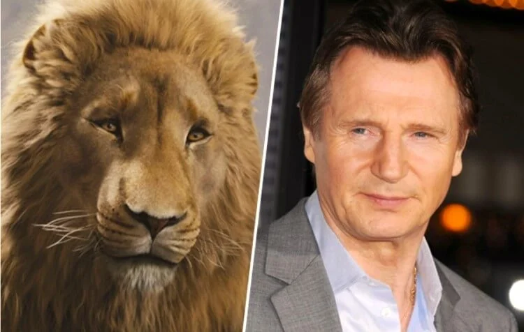 Liam Neeson – Aslan in The Chronicles of Narnia Series