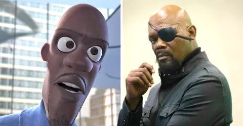 Samuel L. Jackson – Frozone in The Incredibles Series