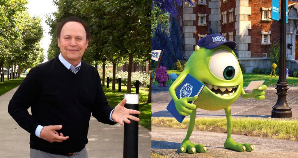 billy crystal – mike wazowski in monsters, inc. series