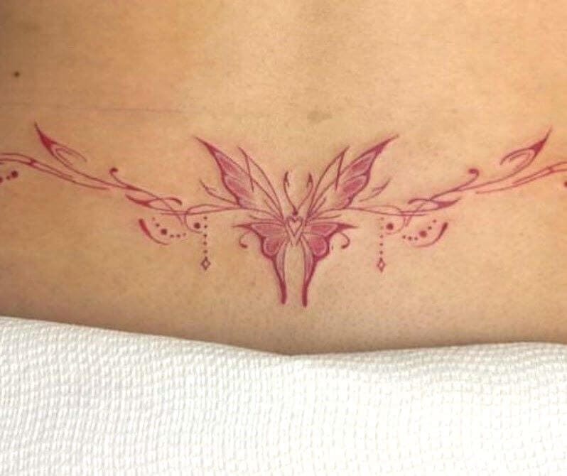 Cyberscript Butterfly Tattoo