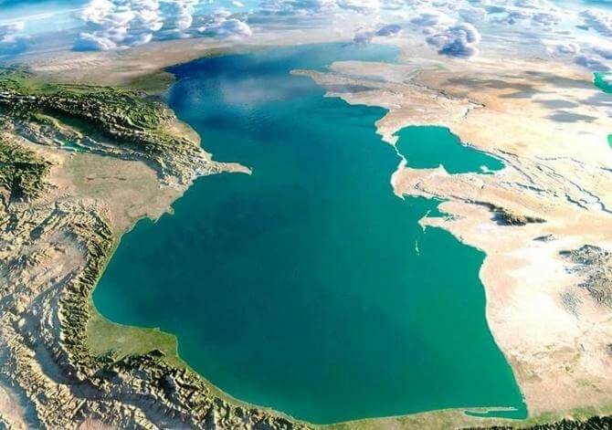The Caspian Sea and Its Shores
