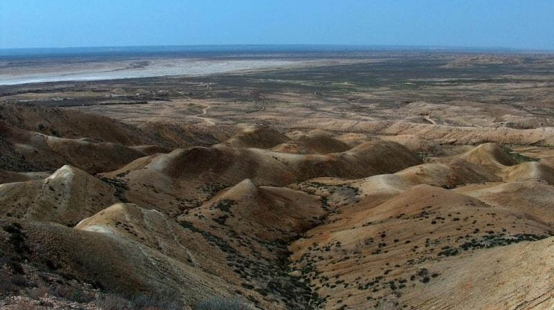 Vpadina Akchanaya, Turkmenistan