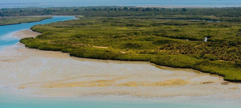 Guinea-Bissau aerial view