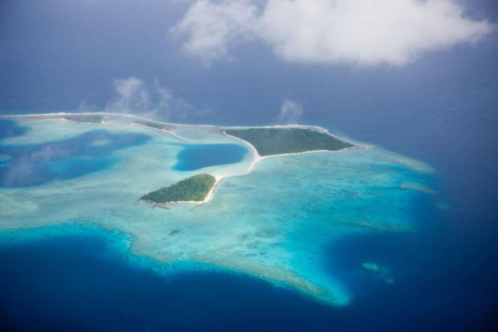 Marshall Islands aerial view