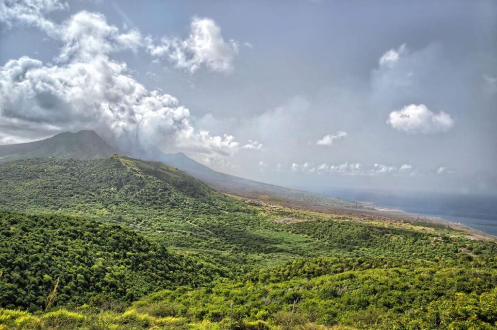Montserrat - restricted area devastated by volcano