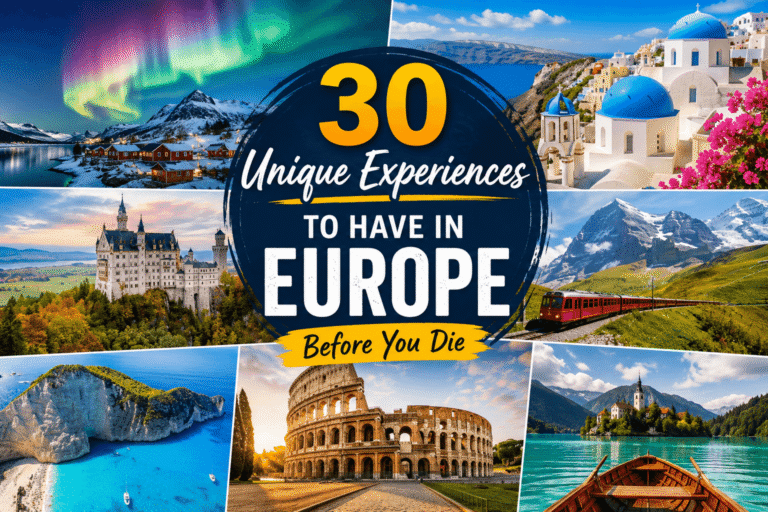 Unique Experiences to Have in Europe