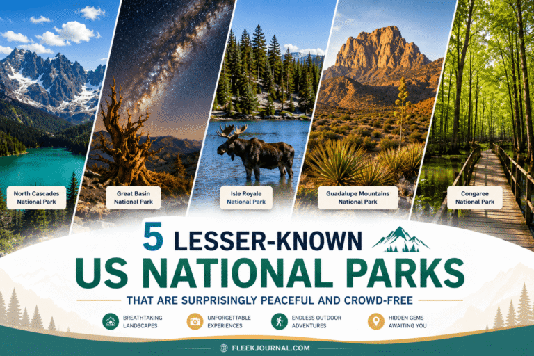 5 Lesser-Known US National Parks That Are Surprisingly Peaceful and Crowd-Free lesser known us national parks