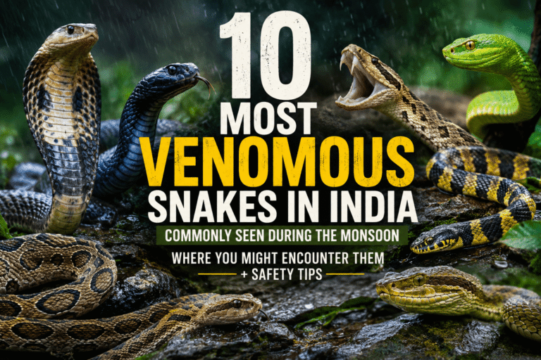 10 Most Venomous Snakes in India Commonly Seen During the Monsoon (And Where You Might Encounter Them) most venomous snakes in india